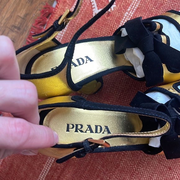 NEW Prada 2008 Fairy collection carved orchid heels - Picture 7 of 11